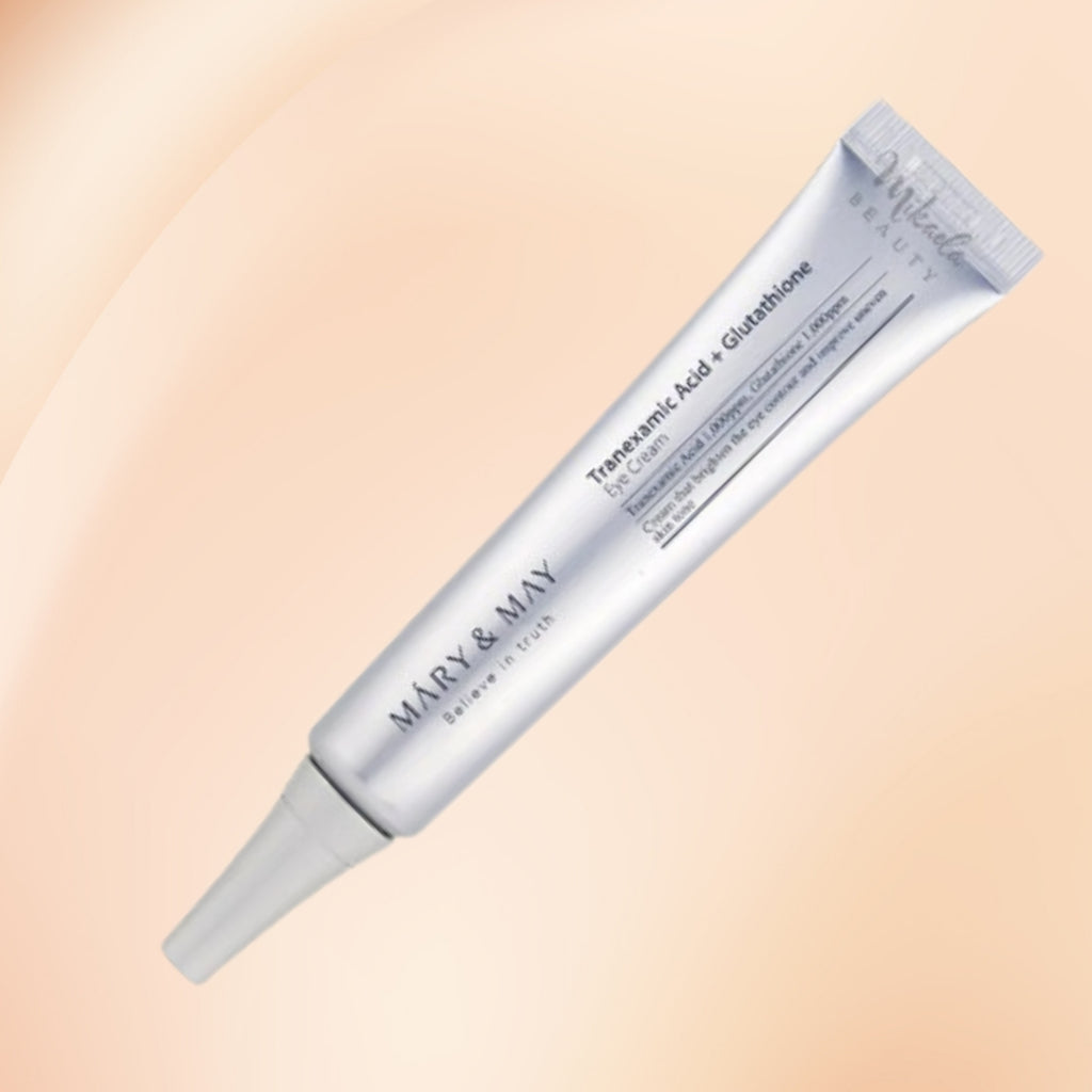 Mary & May Tranexamic Acid + Glutathione Eye Cream – rozjasňujúci očný krém