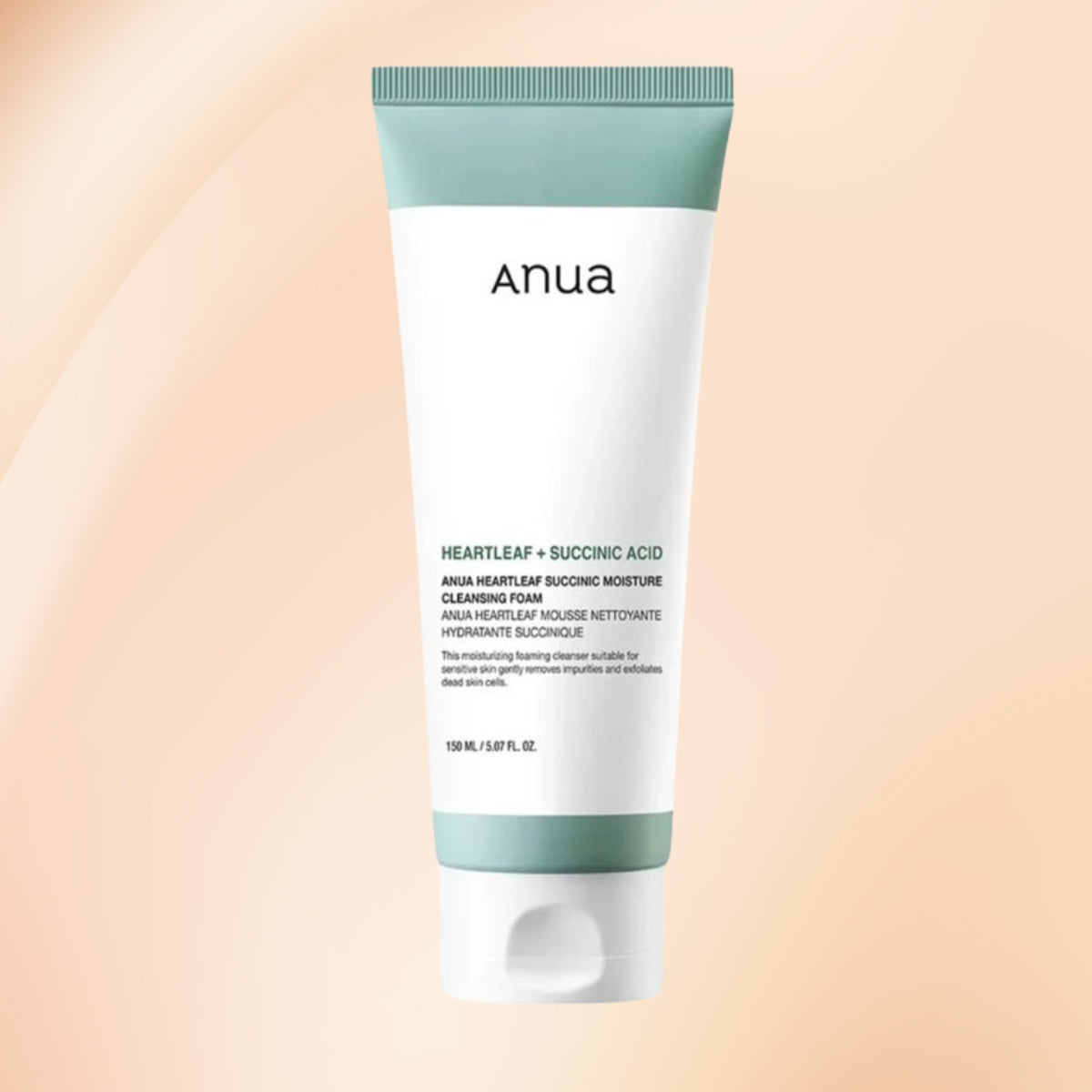 Anua Heartleaf Succinic Moisture Cleansing Foam – jemná čistiaca pena