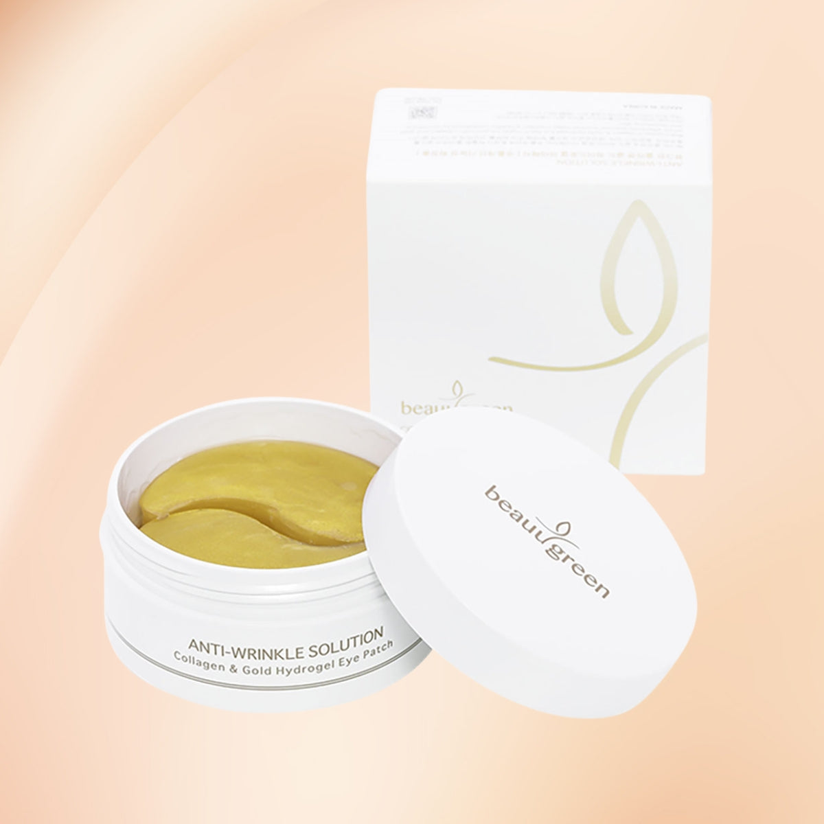 BeauuGreen Collagen Gold Hydrogel Eye Patch – hydrogelové očné náplasti, 60ks