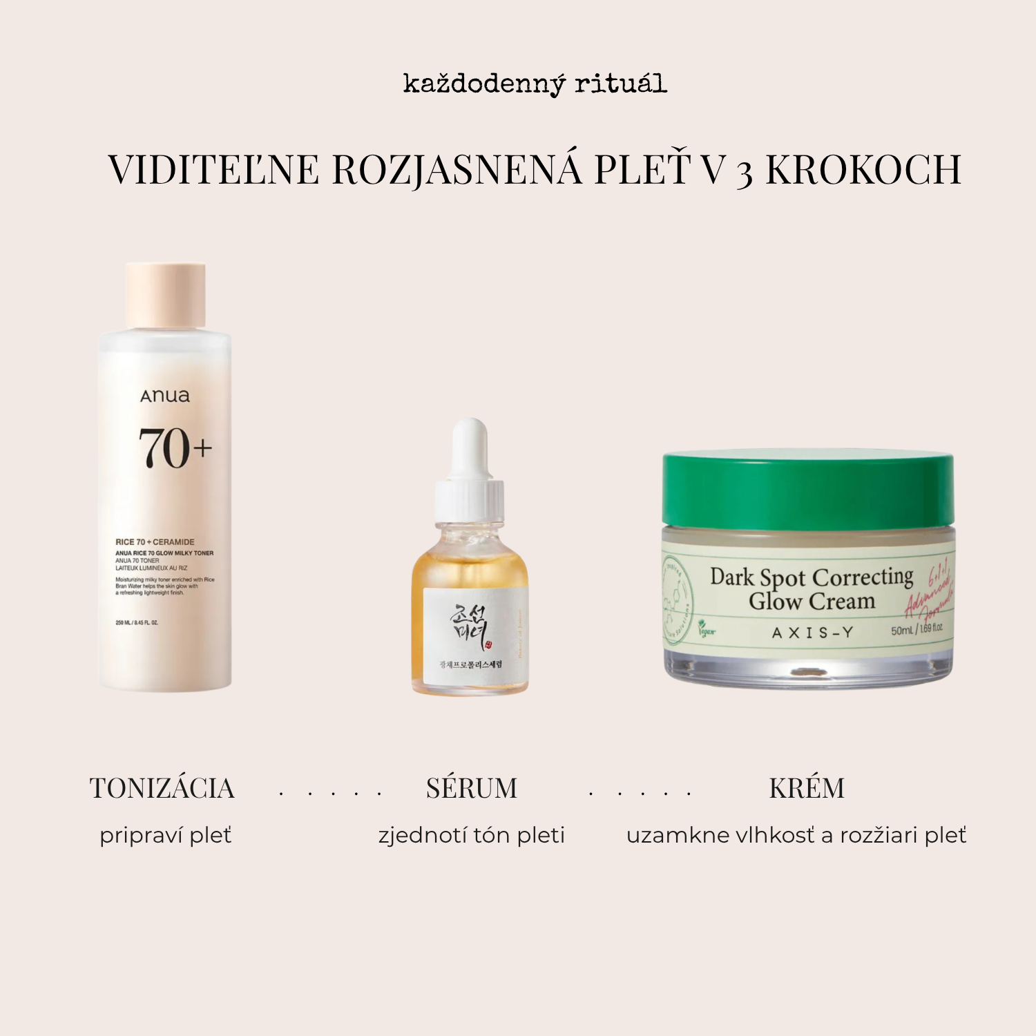 Rituál rozjasnenia – Jemné rozjasnenie
