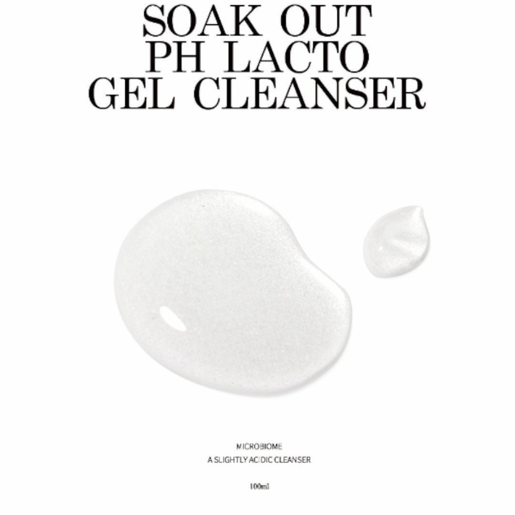 Ottie Soak Out pH Lacto Gel Cleanser - jemný čistiaci gél s laktobacilmi